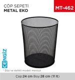 ÇÖP SEPETİ METAL FİLELİ EKO