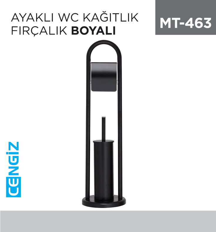 AYAKLI WC KAĞITLIK FIRÇALIK BOYALI(1440S)
