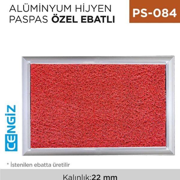 ALÜMİNYUM HİJYEN PASPAS ÖZEL EBATLI