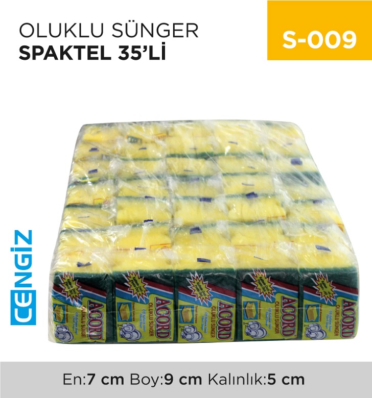 OLUKLU SÜNGER SPAKTEL 35Lİ