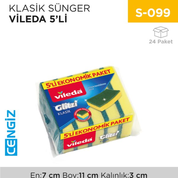 KLASİK SÜNGER VİLEDA 5Lİ