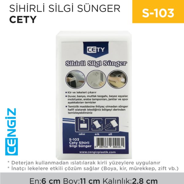 SİHİRLİ SİLGİ SÜNGER CETY
