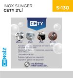 İNOX SÜNGER CETY 2Lİ