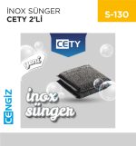 İNOX SÜNGER CETY 2Lİ