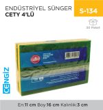 ENDÜSTRİYEL SÜNGER CETY 4LÜ
