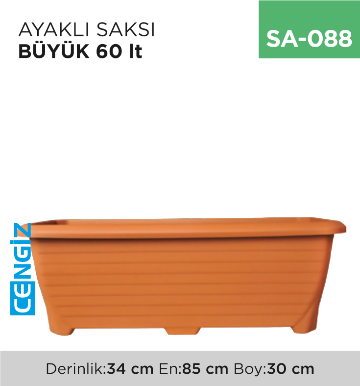 AYAKLI SAKSI BÜYÜK 60 LT (TABAKSIZ) (521)