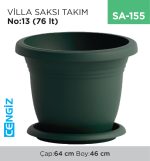 VİLLA SAKSI  TAKIM NO:13 (76 LT)(V513)