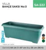 VİLLA BAHÇE SAKSI NO:3 TABAKSIZ (95 LT)