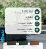 VİLLA BAHÇE SAKSI NO:3 TABAKSIZ (95 LT)