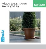 VİLLA SAKSI NO:14 TABAKSIZ (110 LT) (V514)