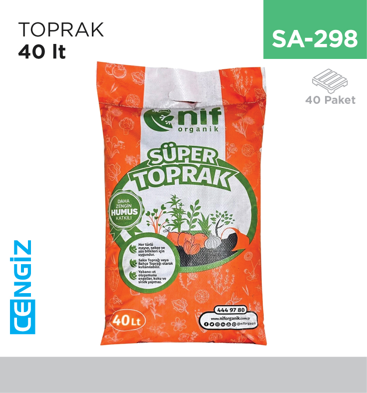 NİF SÜPER TOPRAK 40 LT