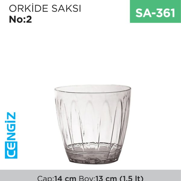 ORKİDE SAKSI NO:2 (1.5 LT) (OR02)