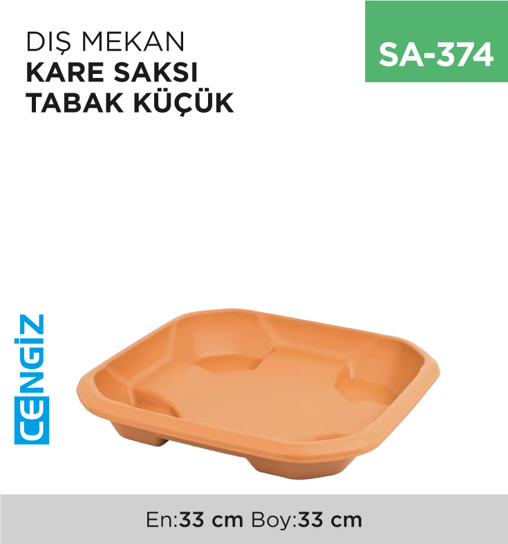 DIŞ MEKAN KARE KÜÇÜK TABAK (317 A)