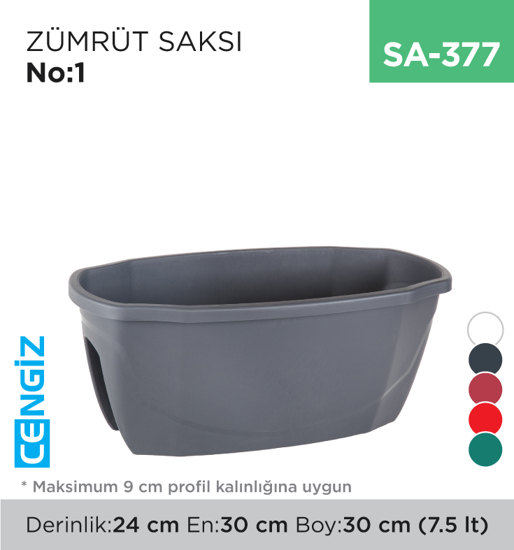ZÜMRÜT SAKSI N0:1 (7.5 LT) (ZS 01)