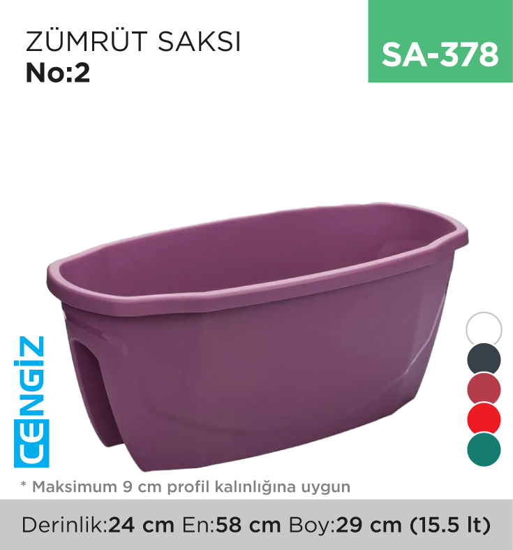 ZÜMRÜT SAKSI NO:2 (15.5 LT) (ZS 02)