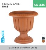 NERGİS SAKSI NO:3 (47 LT) (N003)