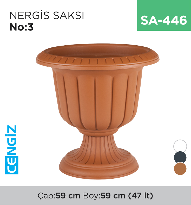 NERGİS SAKSI NO:3 (47 LT) (N003)