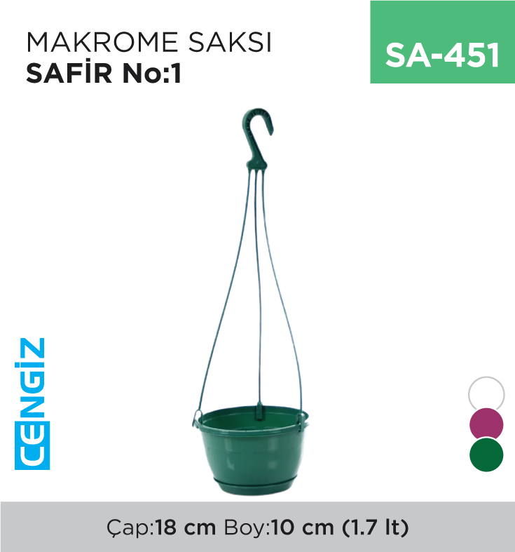MAKROME SAKSI SAFİR NO:1 (1.7 LT) (SM01)