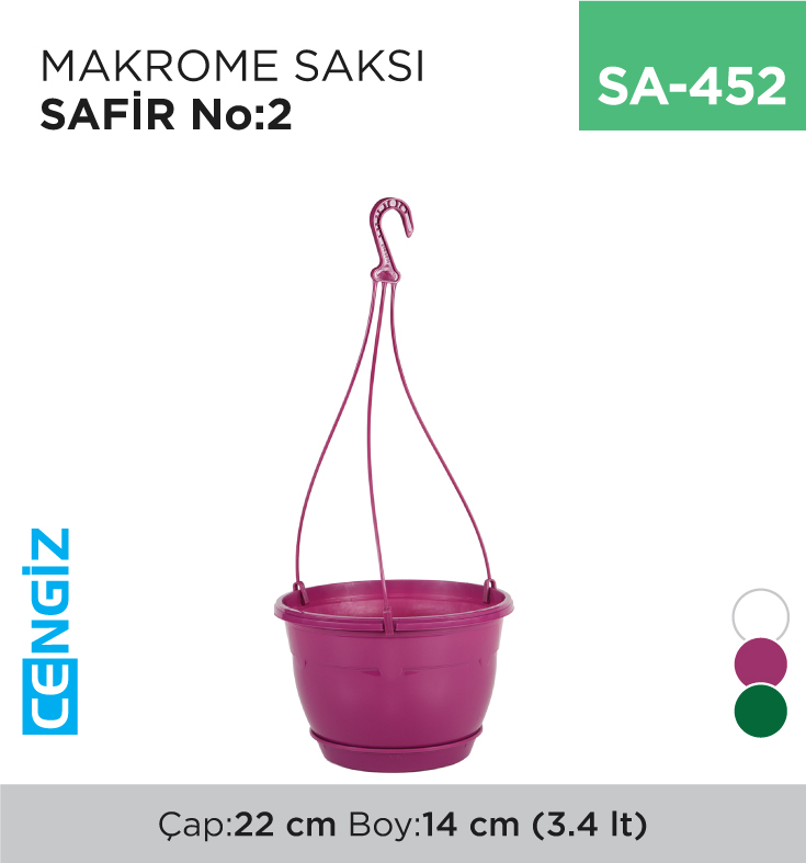 MAKROME SAKSI SAFİR NO:2 (3.4 LT) (SM02)