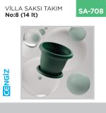 VİLLA SAKSI TAKIM NO:8  (14 LT) (V508)