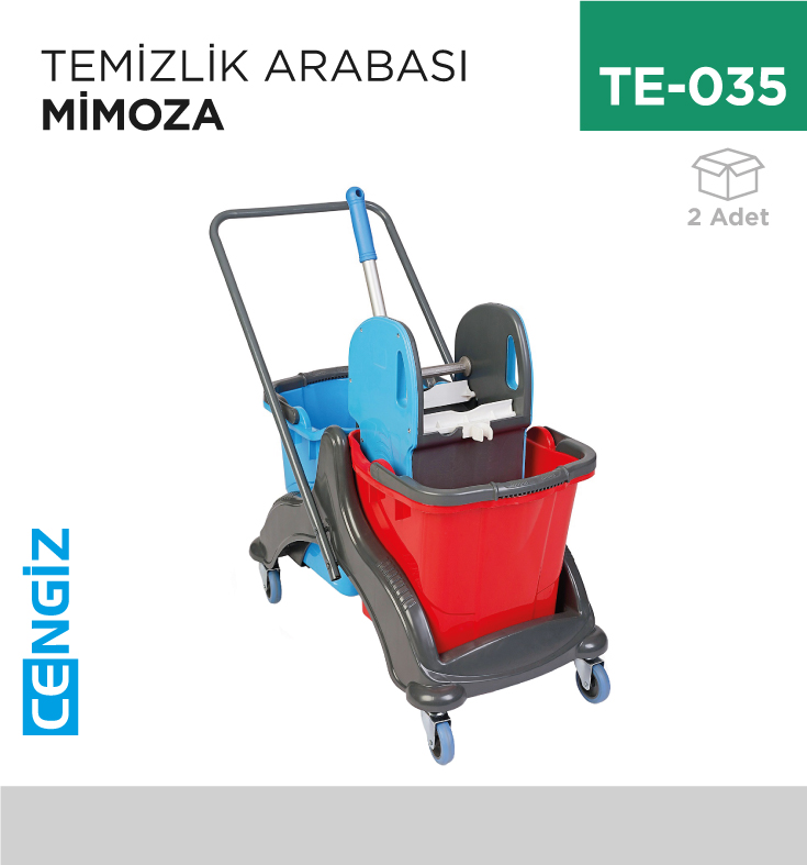 TEMİZLİK ARABASI MİMOZA (CK756)