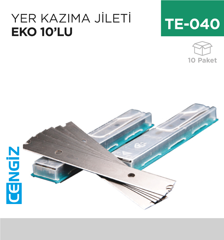 YER KAZIMA JİLETİ EKO 10LU