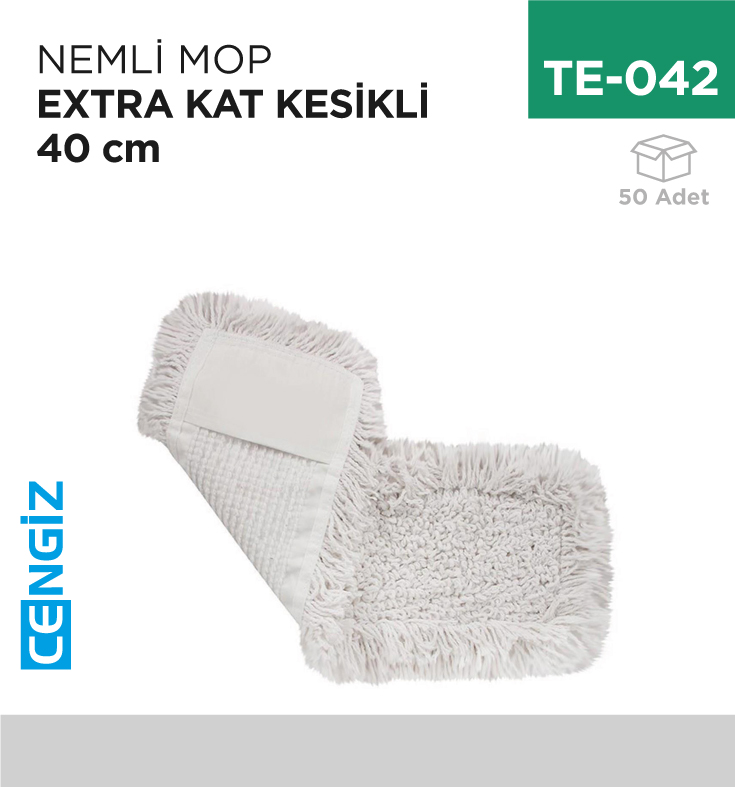 NEMLİ MOP EXTRA KAT KESİKLİ 40CM