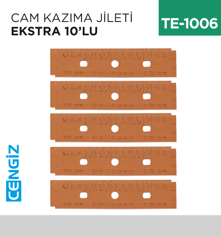 CAM KAZIMA JİLETİ EKSTRA 10LU (P114)