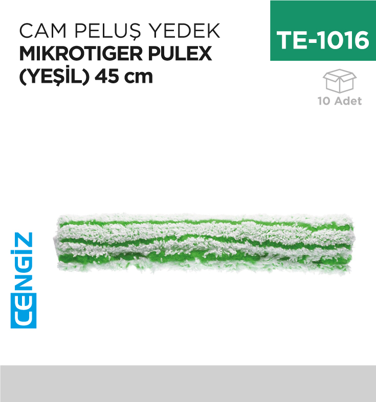 CAM PELUŞ YEDEK MIKROTIGER PULEX (YEŞİL)45 CM (P219)