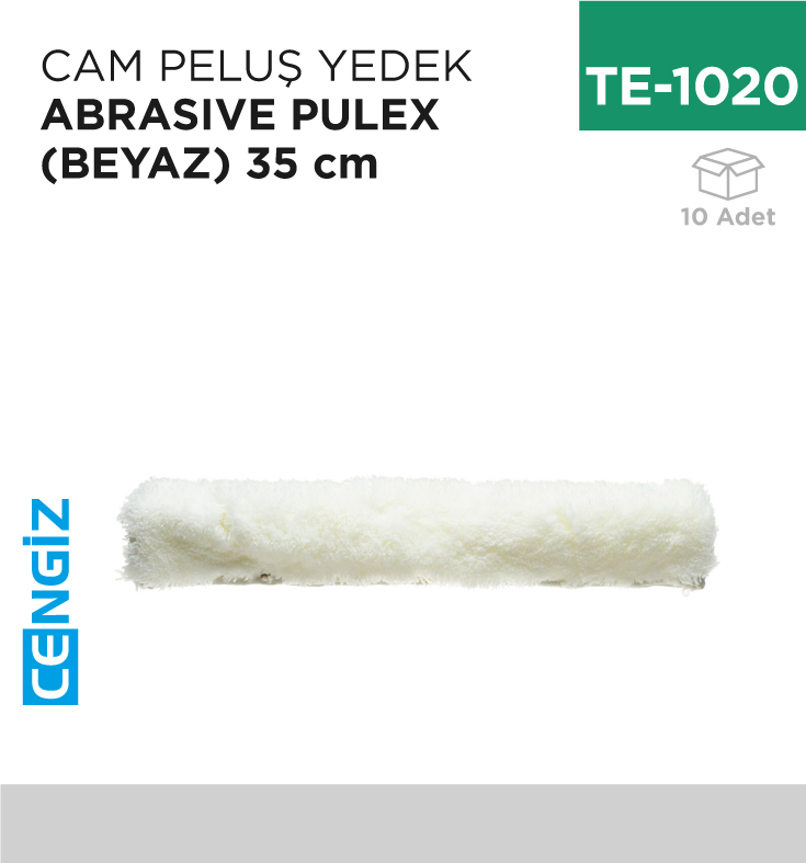 CAM PELUŞ YEDEK ABRASIVE PULEX(BEYAZ)35 CM(P097)
