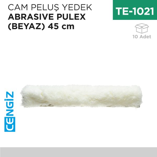 CAM PELUŞ YEDEK ABRASIVE PULEX(BEYAZ)45 CM(P098)