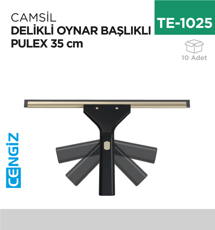 CAMSİL DELİKLİ OYNAR BAŞLIKLI PULEX 35 CM (P970)