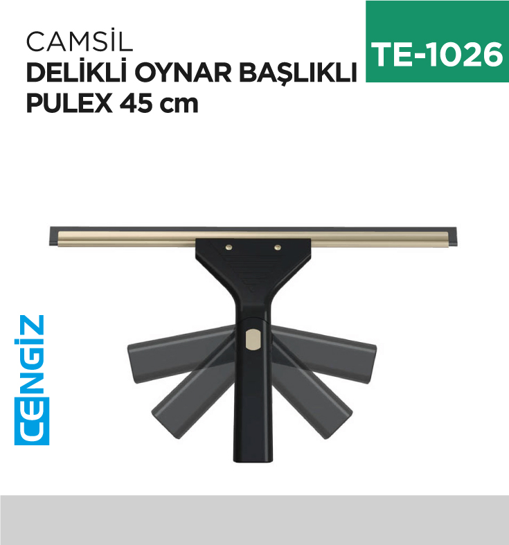 CAMSİL DELİKLİ OYNAR BAŞLIKLI PULEX 45 CM (P971)