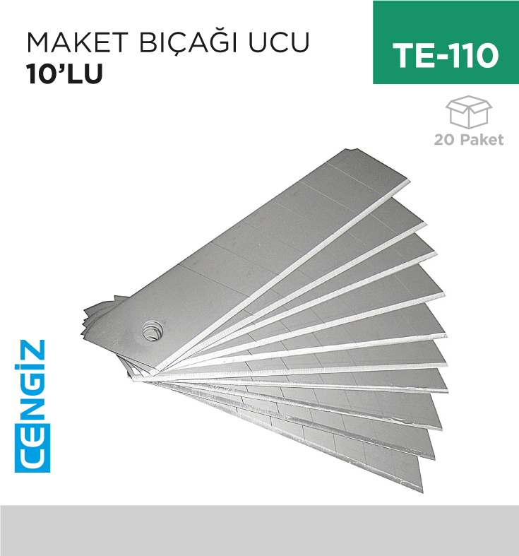 MAKET BIÇAĞI UCU 10LU