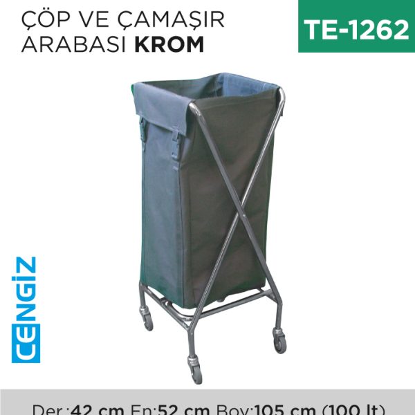 ÇÖP VE ÇAMAŞIR ARABASI KROM