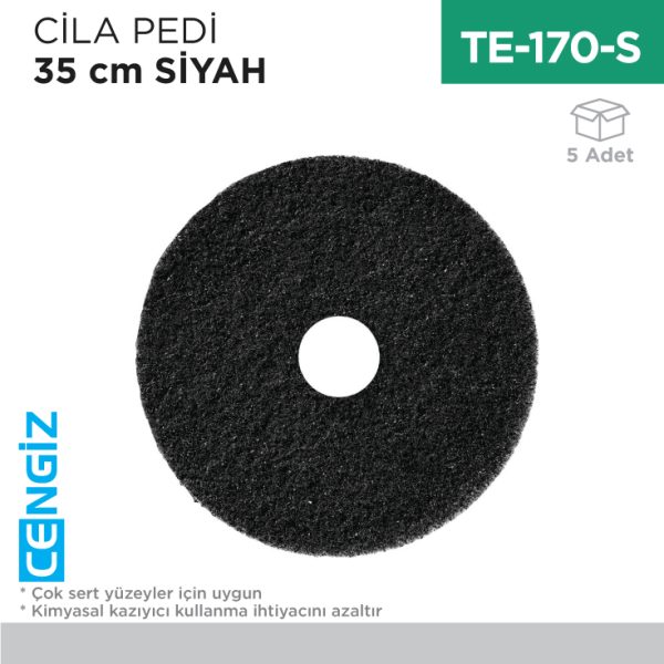 CİLA PEDİ 35 CM SİYAH