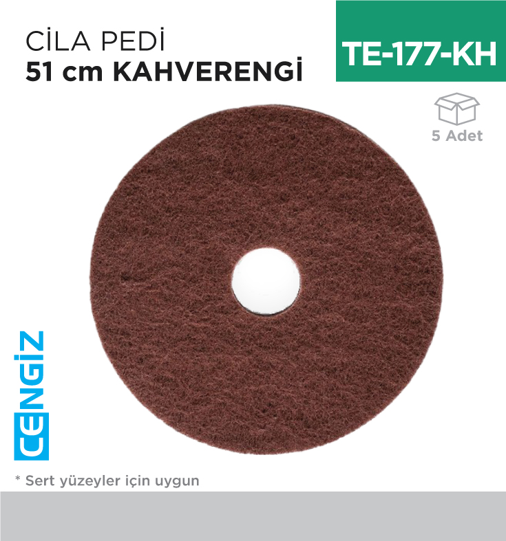 CİLA PEDİ 51 CM KAHVERENGİ