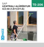 SAP UZATMALI ALÜMİNYUM 4.5 MT (1.5+1.5+1.5)