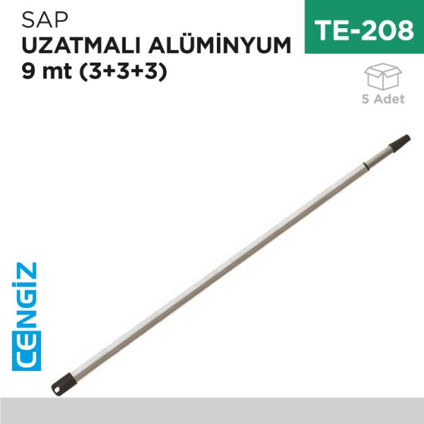 SAP UZATMALI ALÜMİNYUM 9 MT (3+3+3)