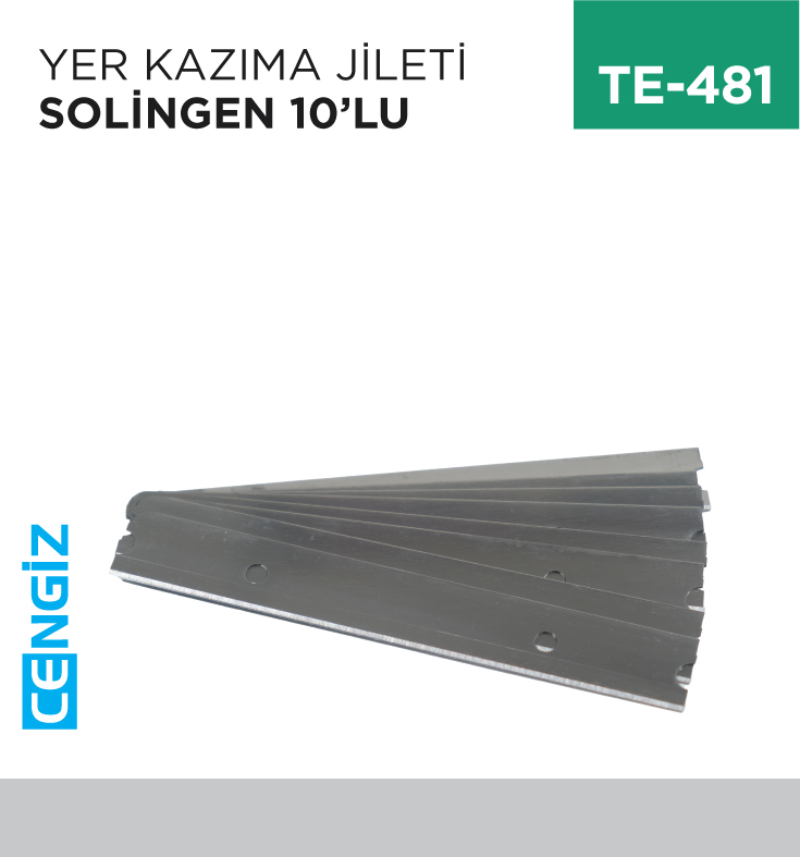YER KAZIMA JİLETİ SOLİNGEN 10LU