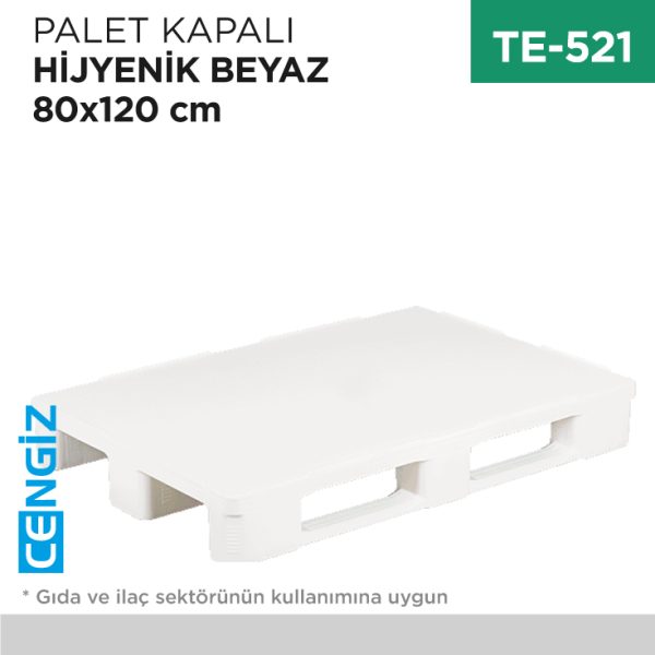 PALET KAPALI HİJYENİK BEYAZ 80*120 CM (DP006)