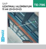 SAP UZATMALI ALÜMİNYUM 11 MT (3+3+3+2)  (TUS284)