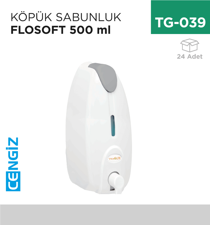 KÖPÜK SABUNLUK FLOSOFT 500 ML (F 160)