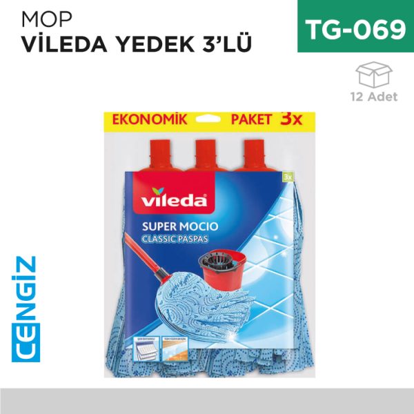 MOP VİLEDA YEDEK 3LÜ (2+1)