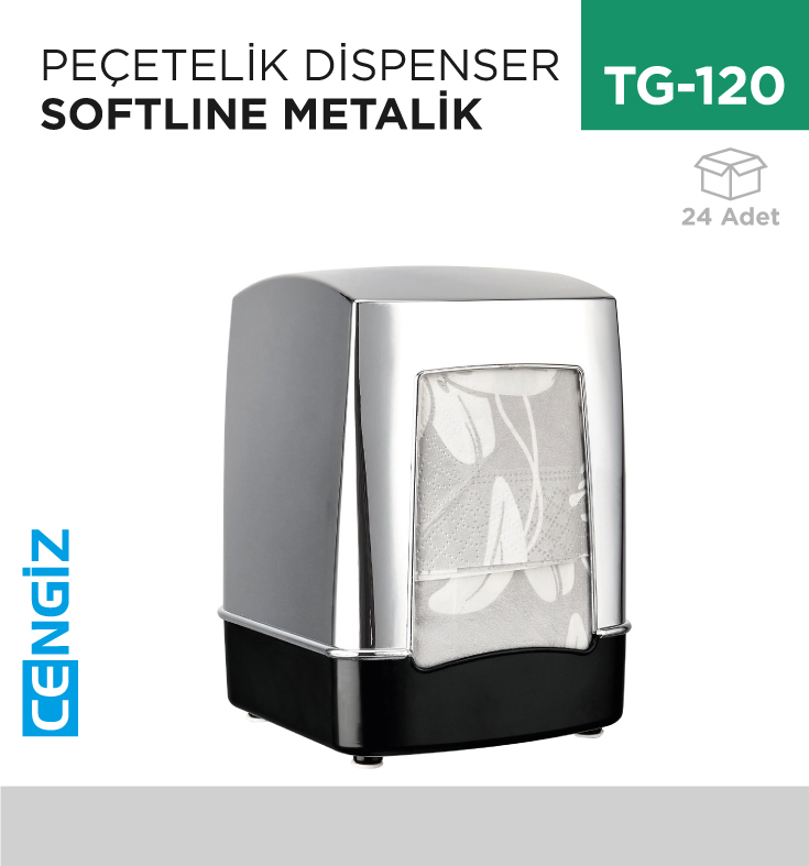 +PEÇETELİK DİSPENSER SOFTLINE KROM (F153)