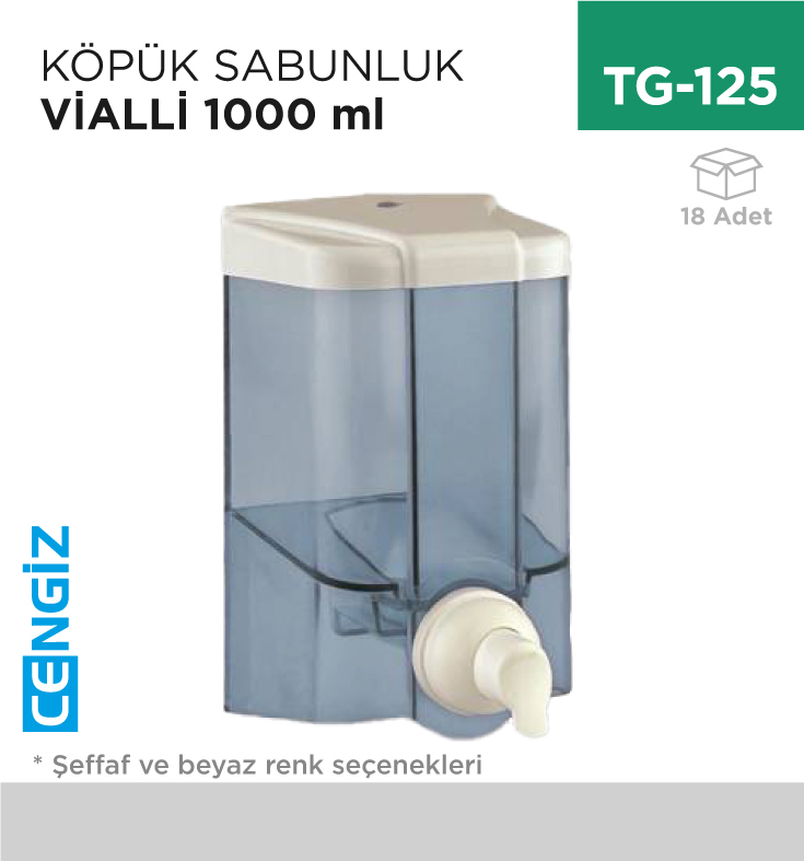 KÖPÜK SABUNLUK VİALLİ 1000 ML (F4-F4T)