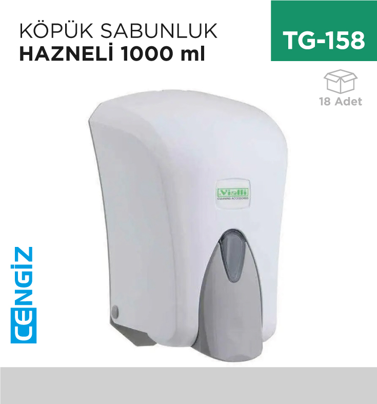 KÖPÜK SABUNLUK HAZNELİ 1000 ML (F6)
