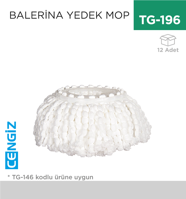 DÖNERLİ YEDEK MOP BALERİNA (F 173)