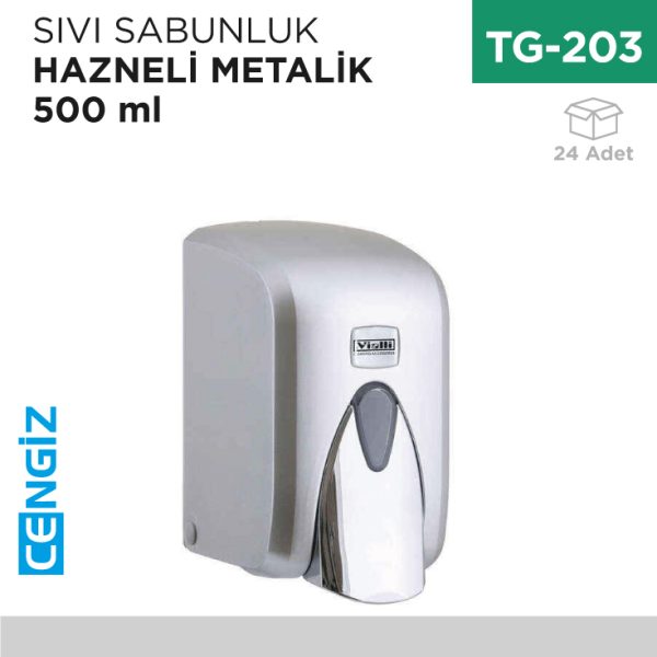 SIVI SABUNLUK HAZNELİ M.GRİ 500 ML (S5C)