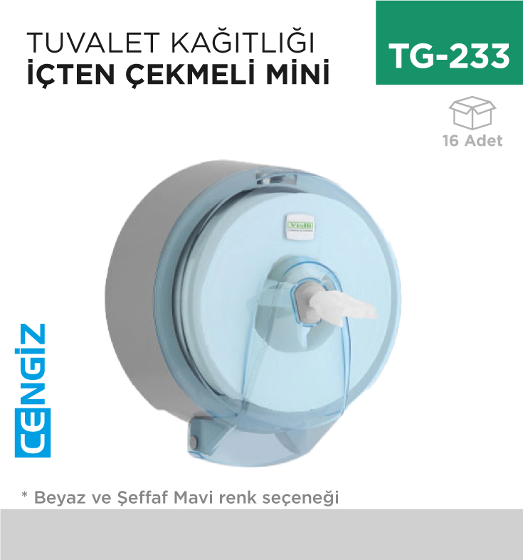 TUVALET KAĞITLIĞI İÇTEN ÇEKMELİ MİNİ (K3-K3T)